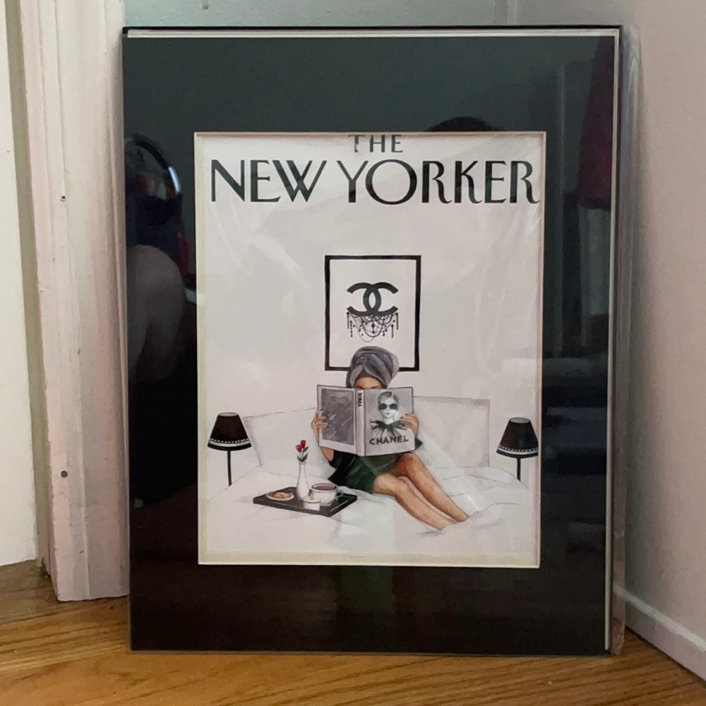 Morning With Vogue chanel framed.